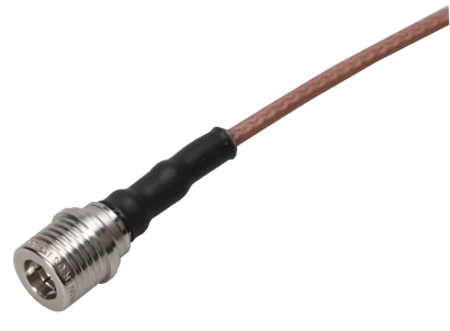 COAXIAL CONNECTOR, QMA, 50 Ohm, Straight cable plug (male)