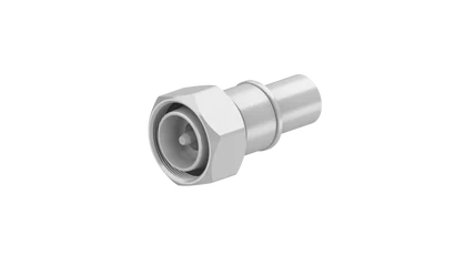 COAXIAL CONNECTOR, 4.3-10, 50 Ohm, Straight cable plug (male)