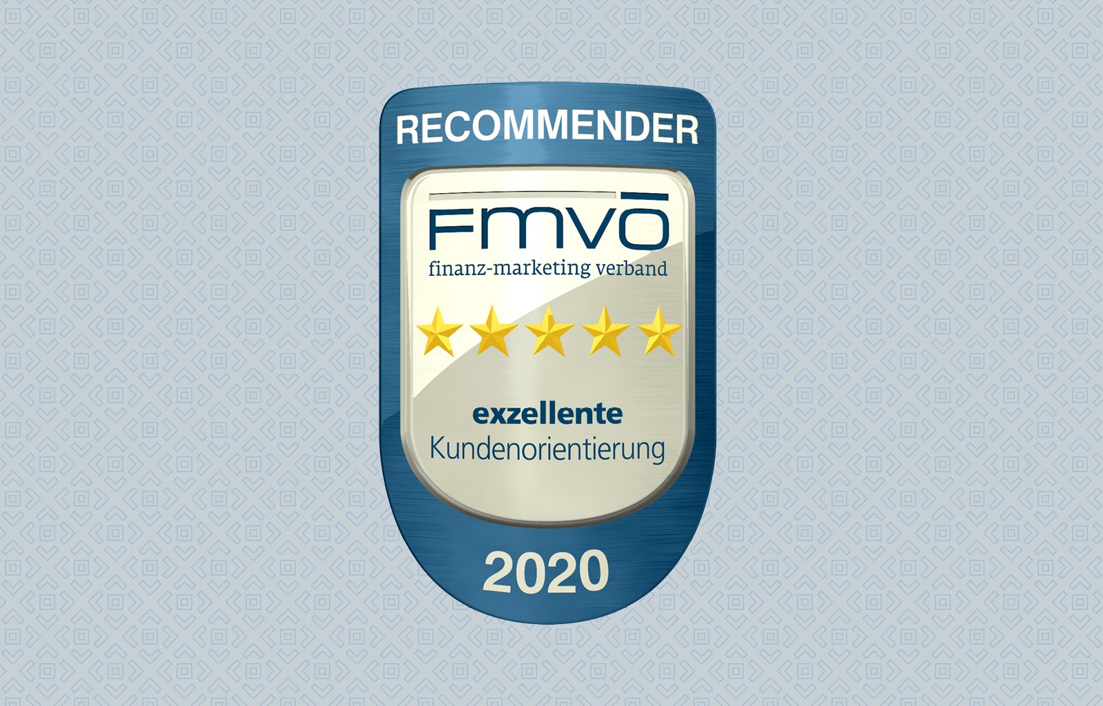 Siegel für den FMVÖ Recommender Award für exzellente Kundenorientierung, Jahr 2020