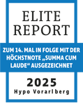 zum 14. Mal in Folge mit Höchstnote ausgezeichnet