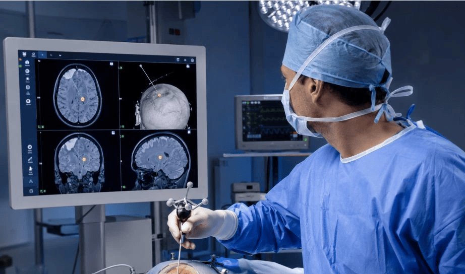 Computer-assisted brain navigation system