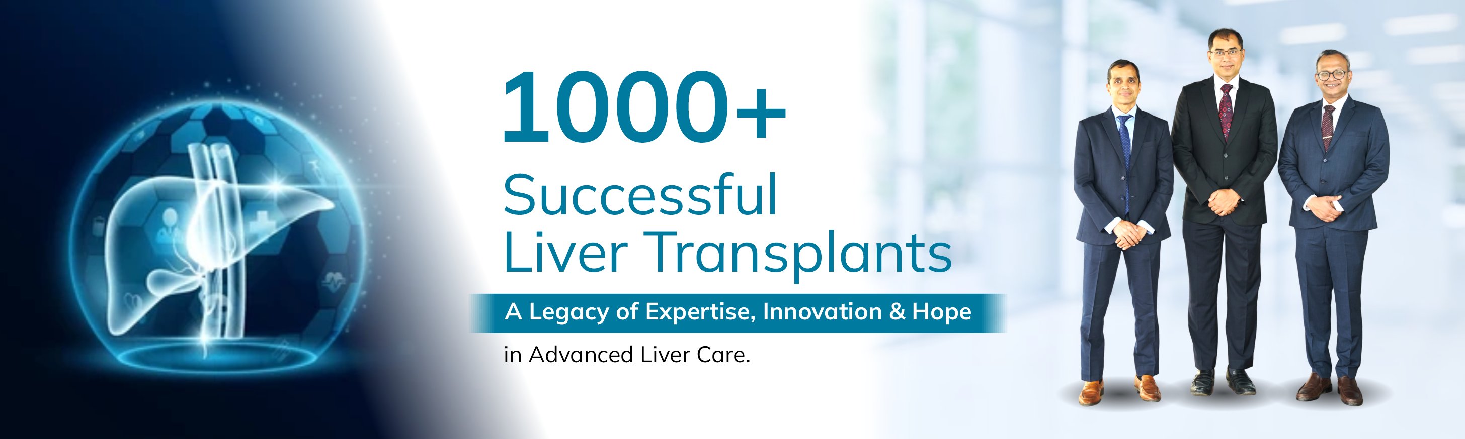 MUM Unit 1000+ Successful Liver Transplants 2026 - Hospital Banner Desktop - W 767 X H 360