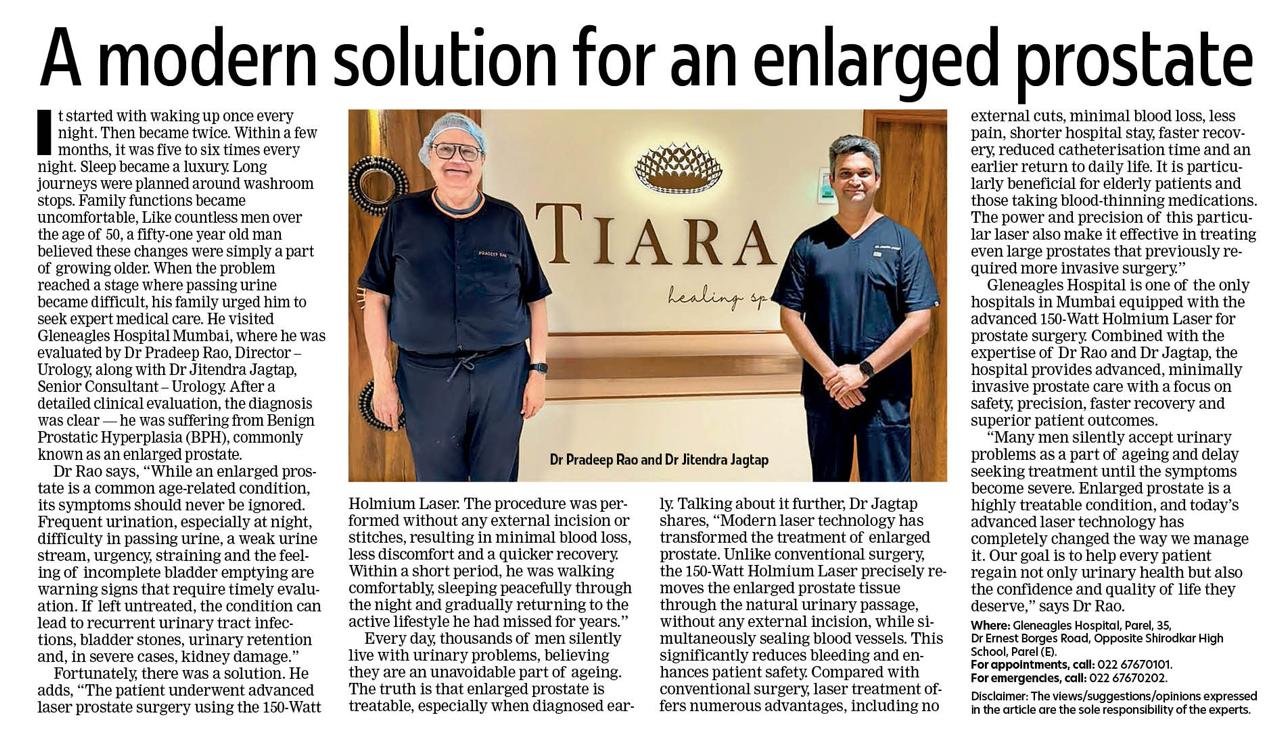 A modern solution for an enlarged prostate