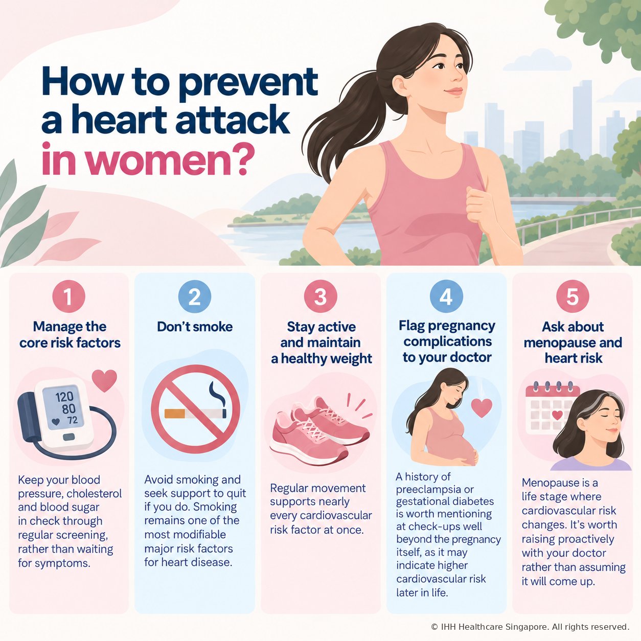 How to prevent a heart attack in women