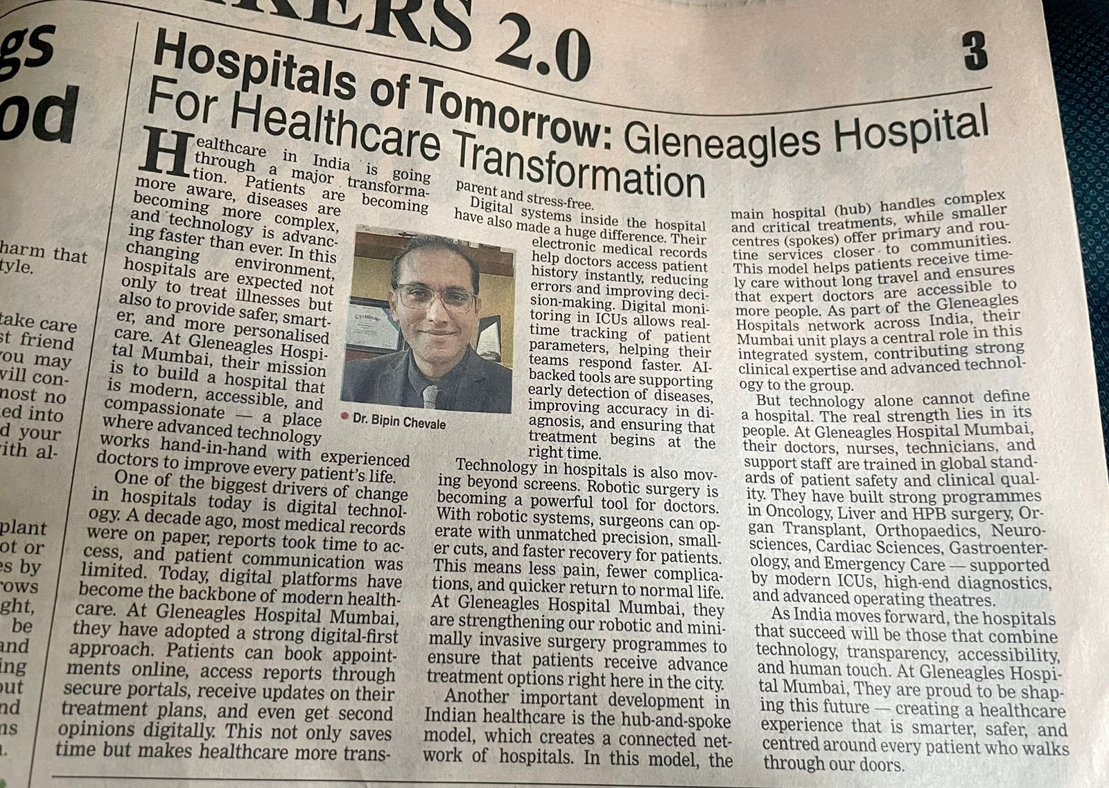 Hospitals of Tomorrow Gleneagles Hospital Mumbai Driving Healthcare Transformation