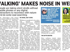 Silent Walking Makes Noise in Wellness Space Silent Walking Makes Noise in Wellness Space