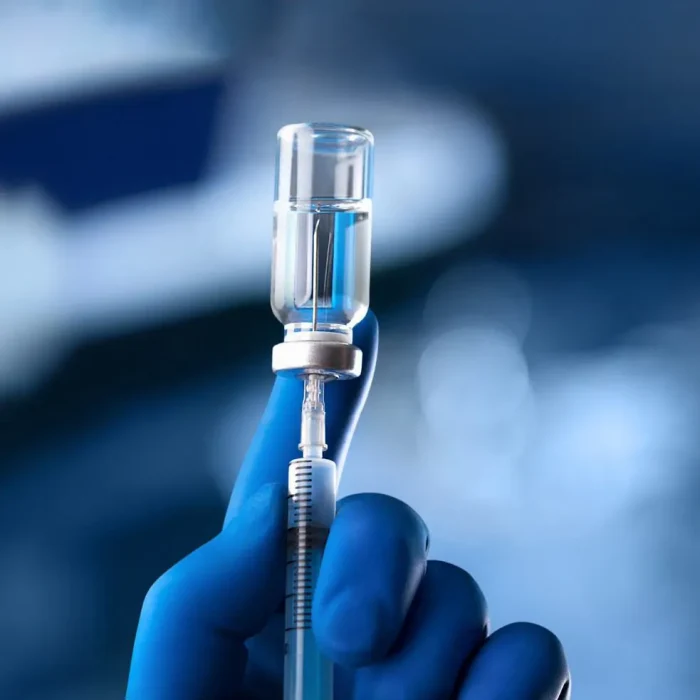 syringe and vial-