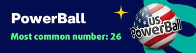 PowerBall most common number: 26