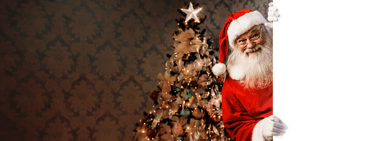 Weihnachtsmann lacht