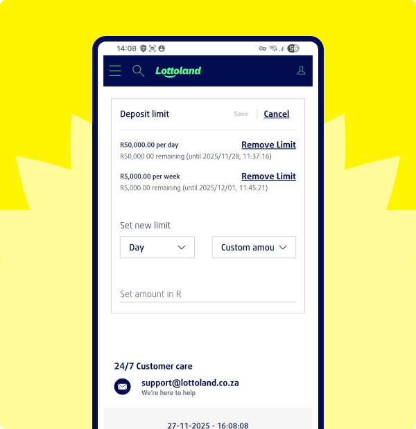 Lottoland app screenshot