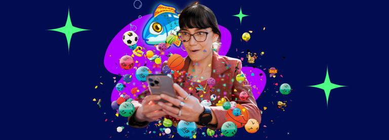 Fishin' Frenzy Even Bigger Fish game logo