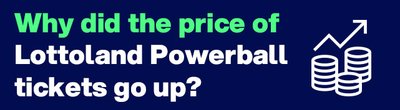 Why did the price of Lottoland Powerball tickets keep going up?