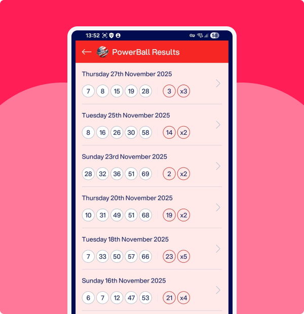 Lottoland app screenshot