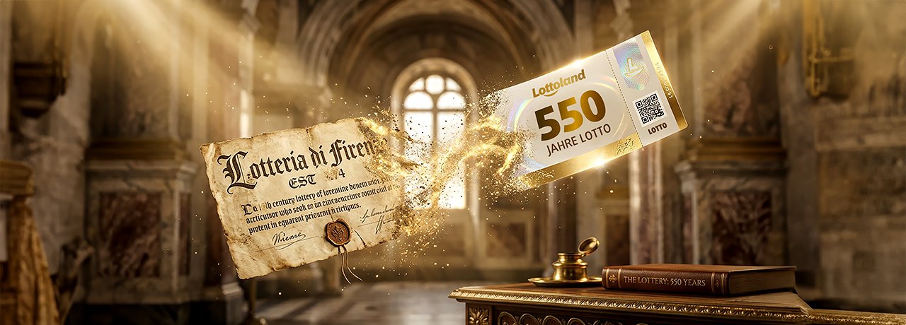 Wir feiern 550 Jahre Lotterien