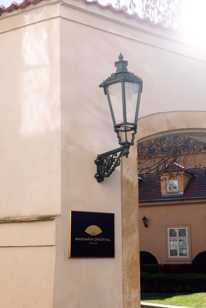 Mandarin Oriental, Prague · Official entrance photograph