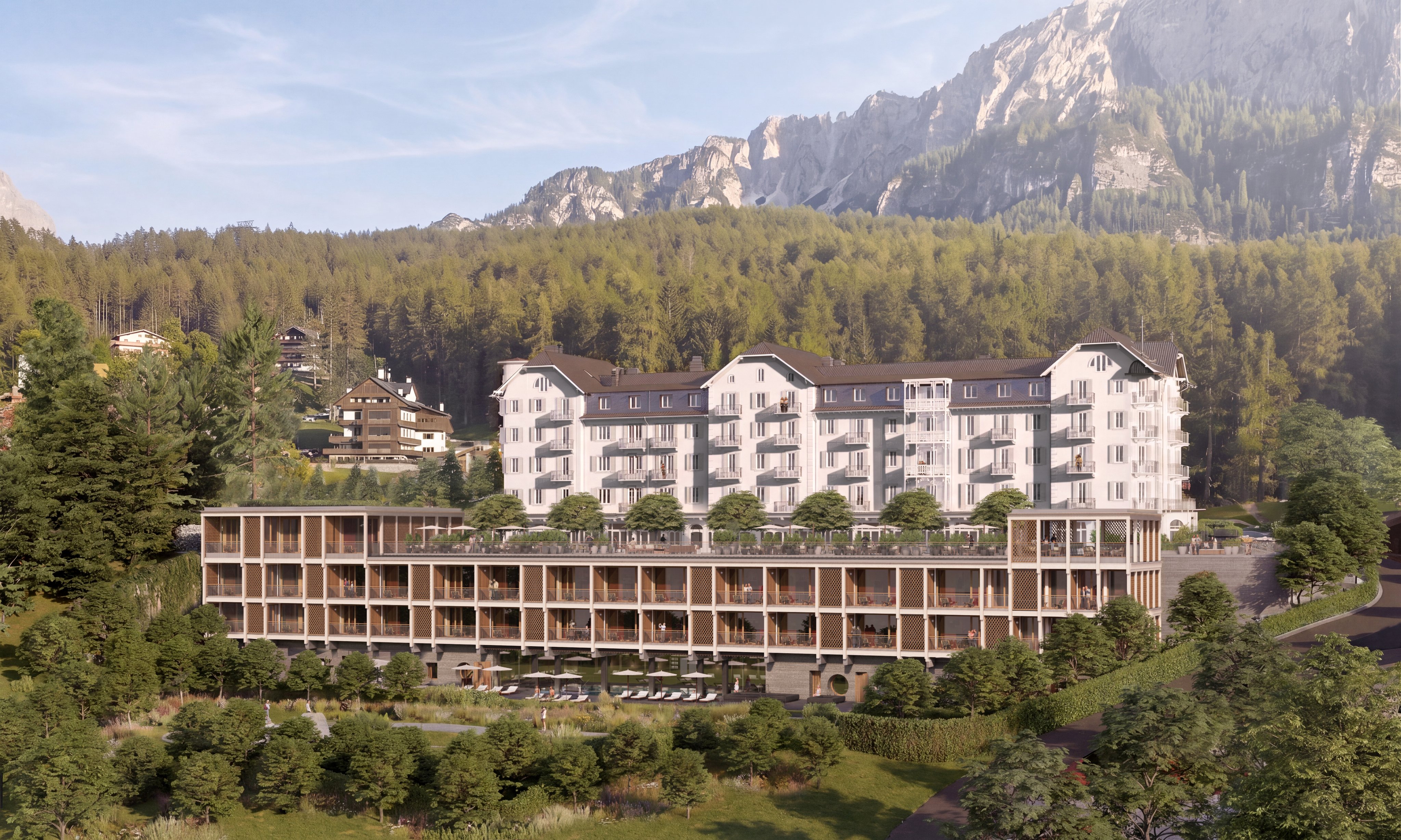 Mandarin Oriental Cristallo, Cortina – offizielle Projektansicht