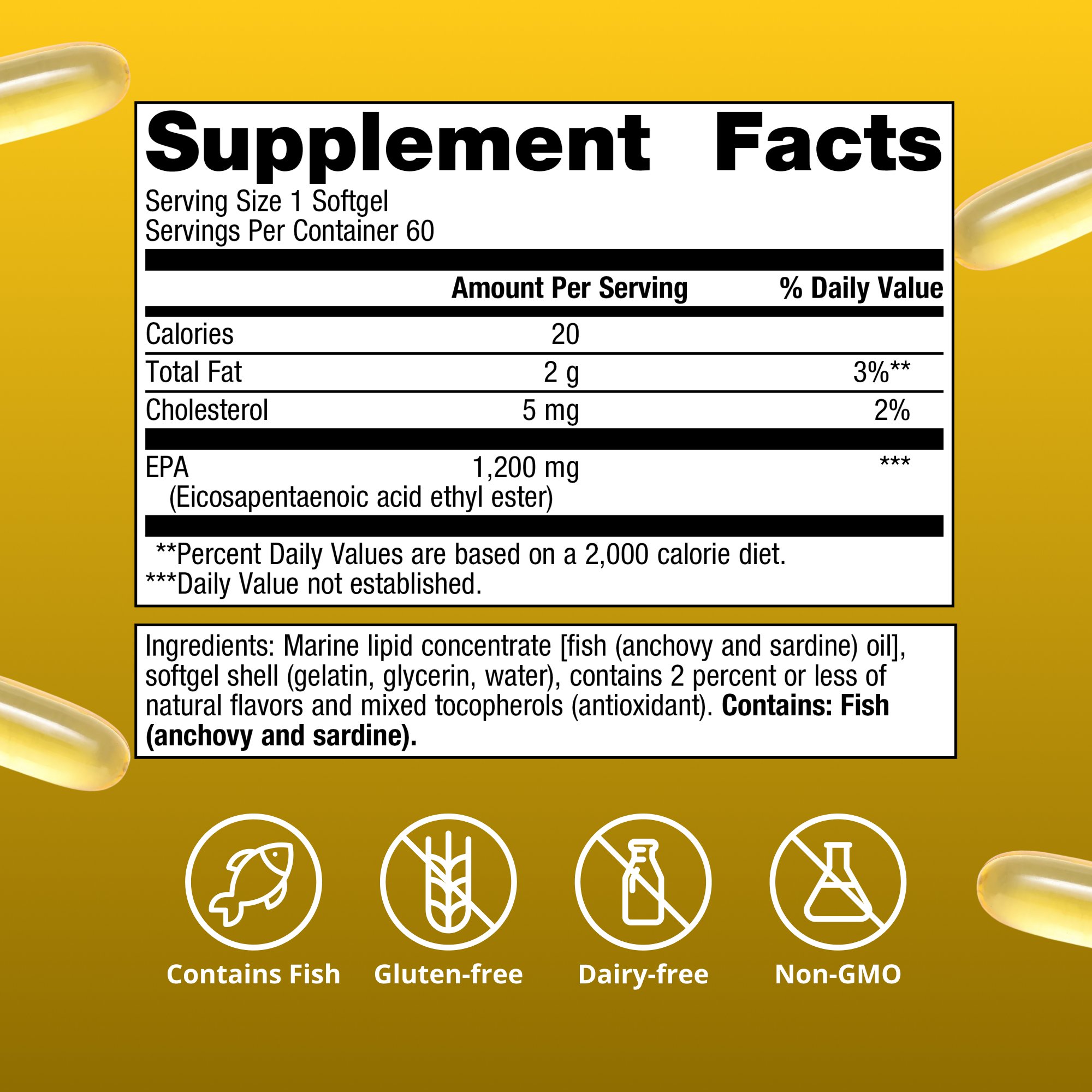 OmegaGenics® Fish Oil EPA 1200 mg 6