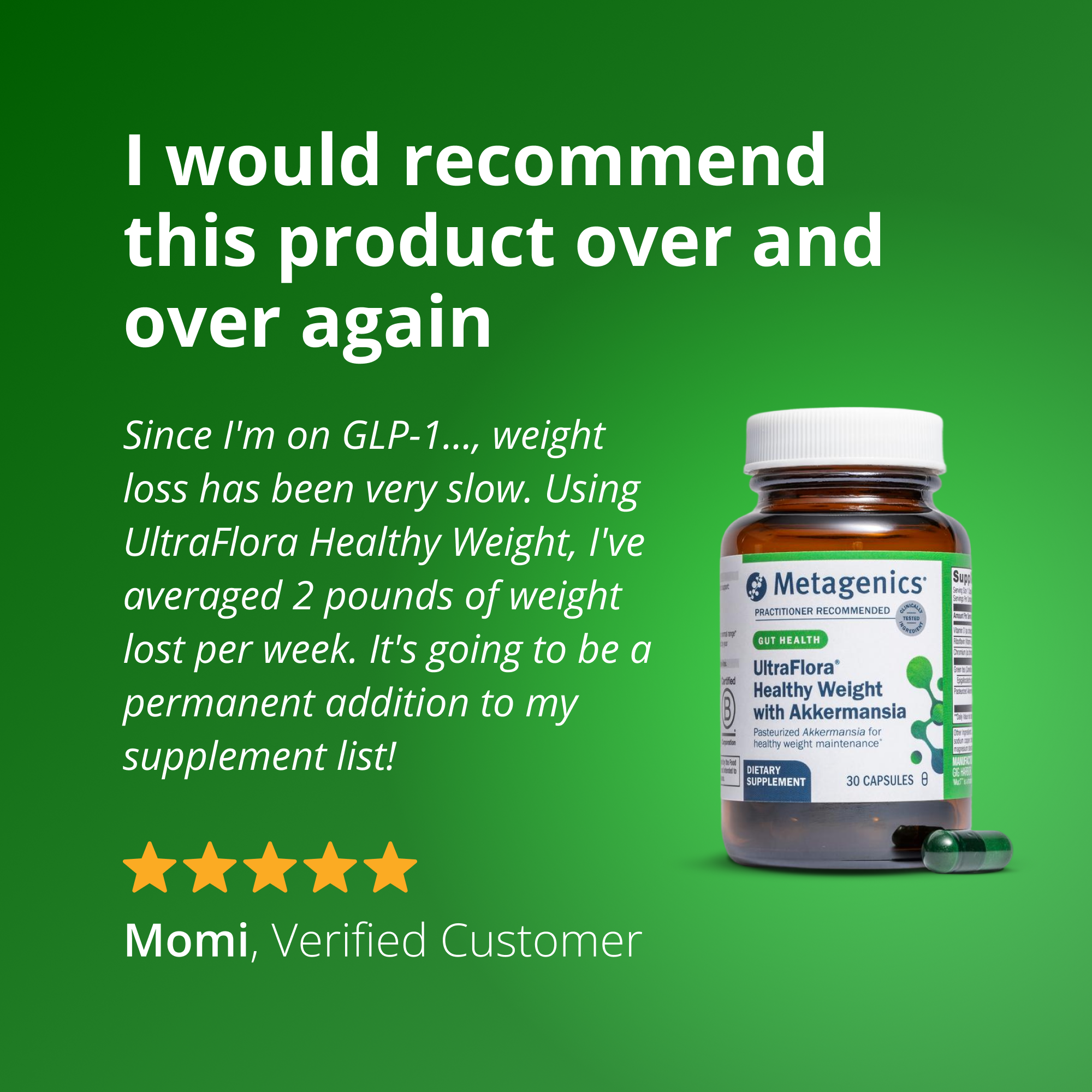 UltraFlora® Healthy Weight with Akkermansia 4