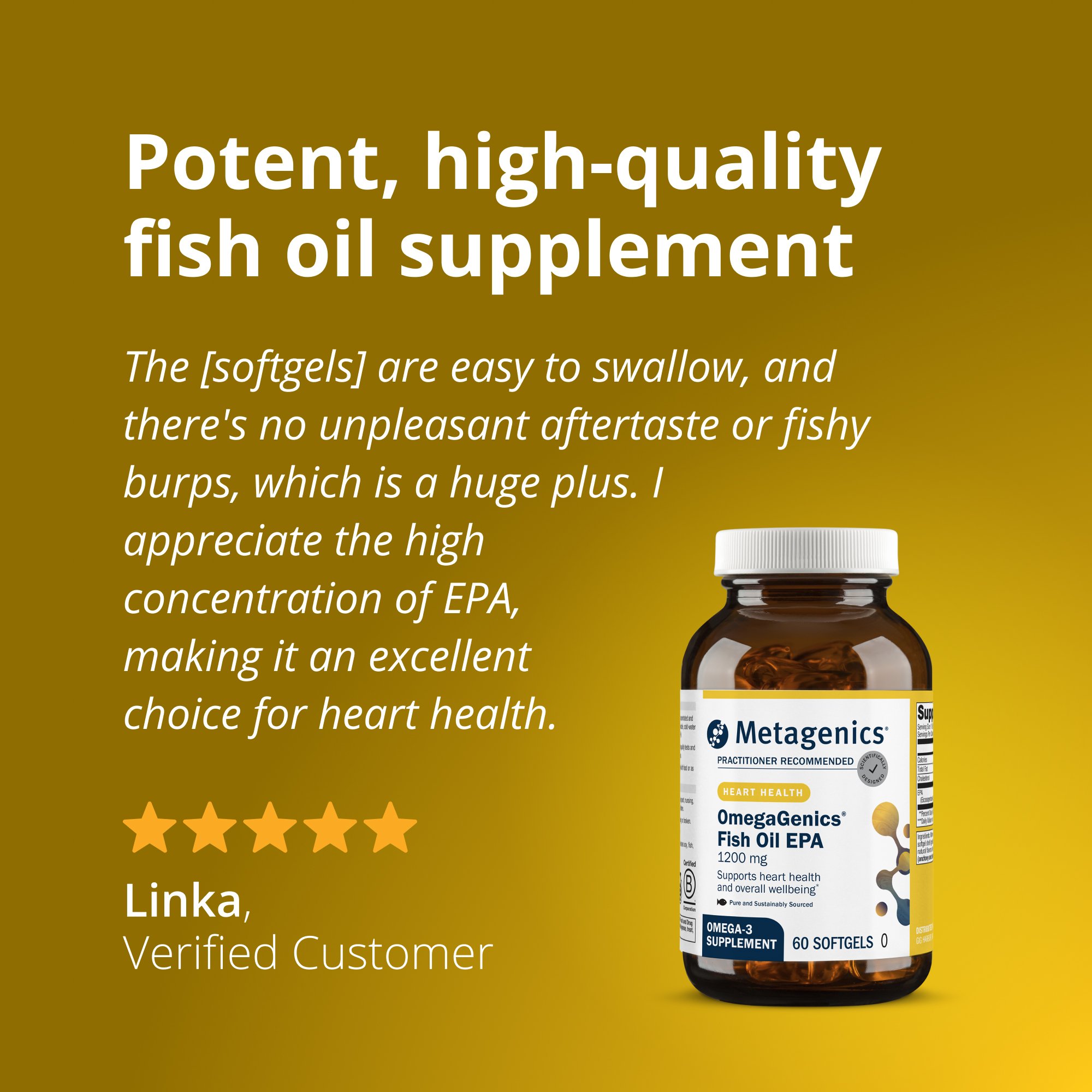 OmegaGenics® Fish Oil EPA 1200 mg 4