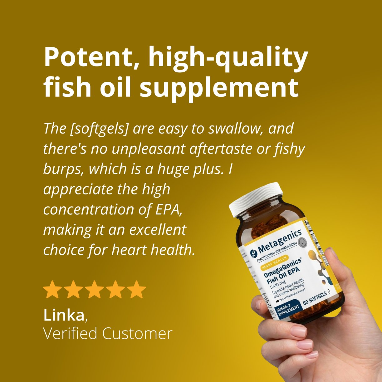 OmegaGenics® Fish Oil EPA 1200 mg 4