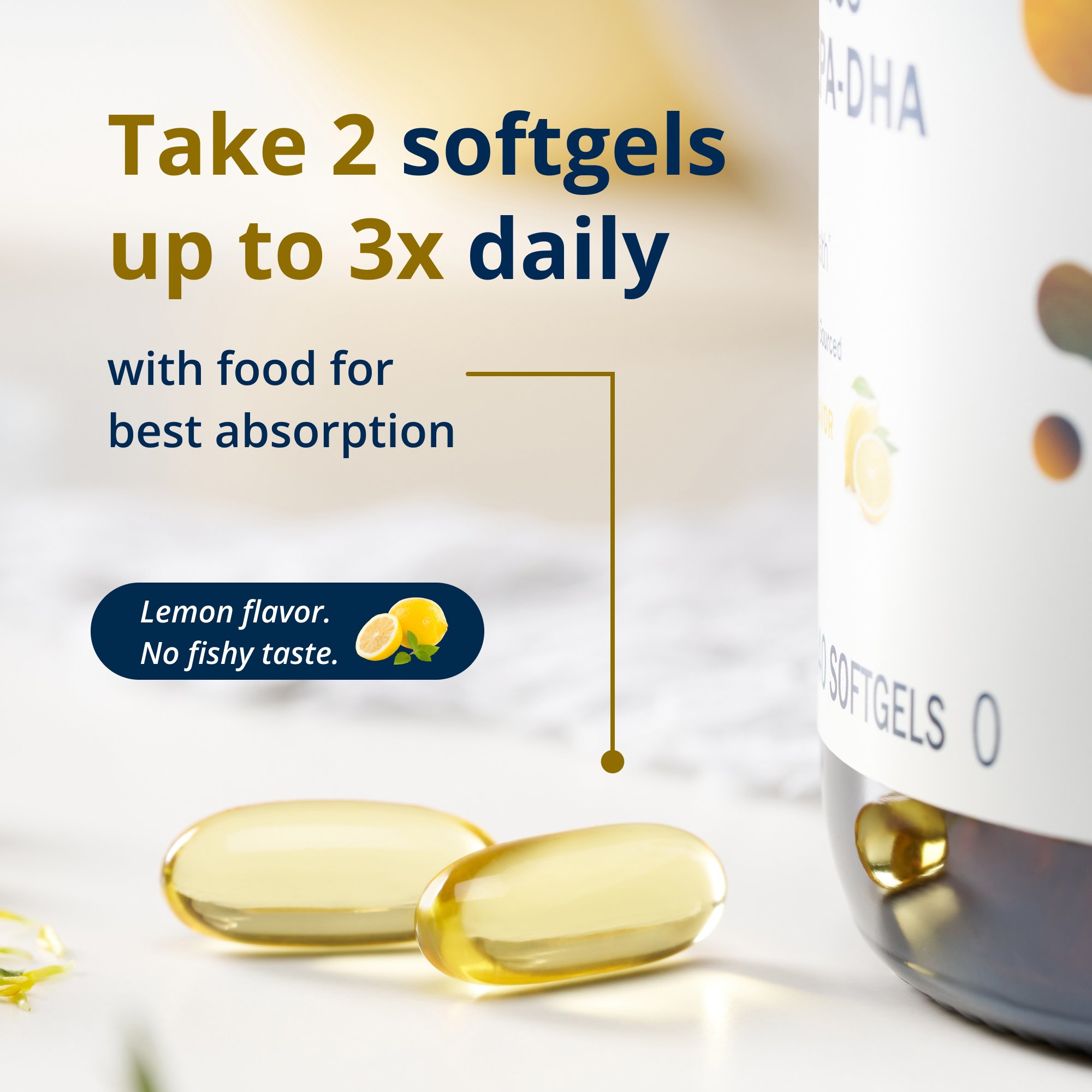 OmegaGenics® Fish Oil EPA-DHA 500 mg 1