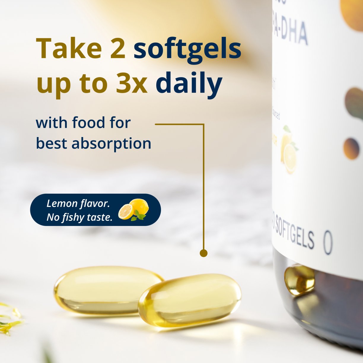 OmegaGenics® Fish Oil EPA-DHA 500 mg 1
