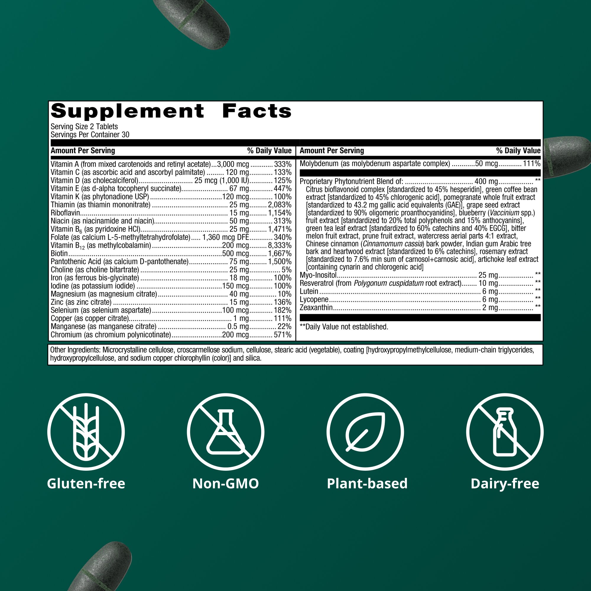 PhytoMulti® Multivitamin with Iron 6