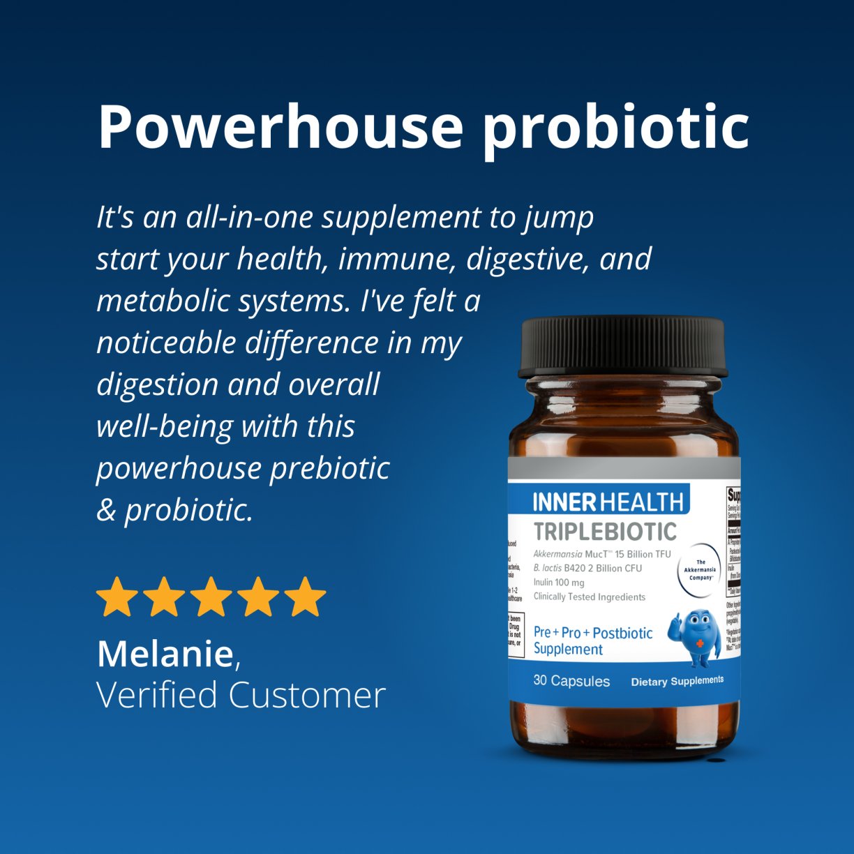 InnerHealth Triplebiotic with Akkermansia 4