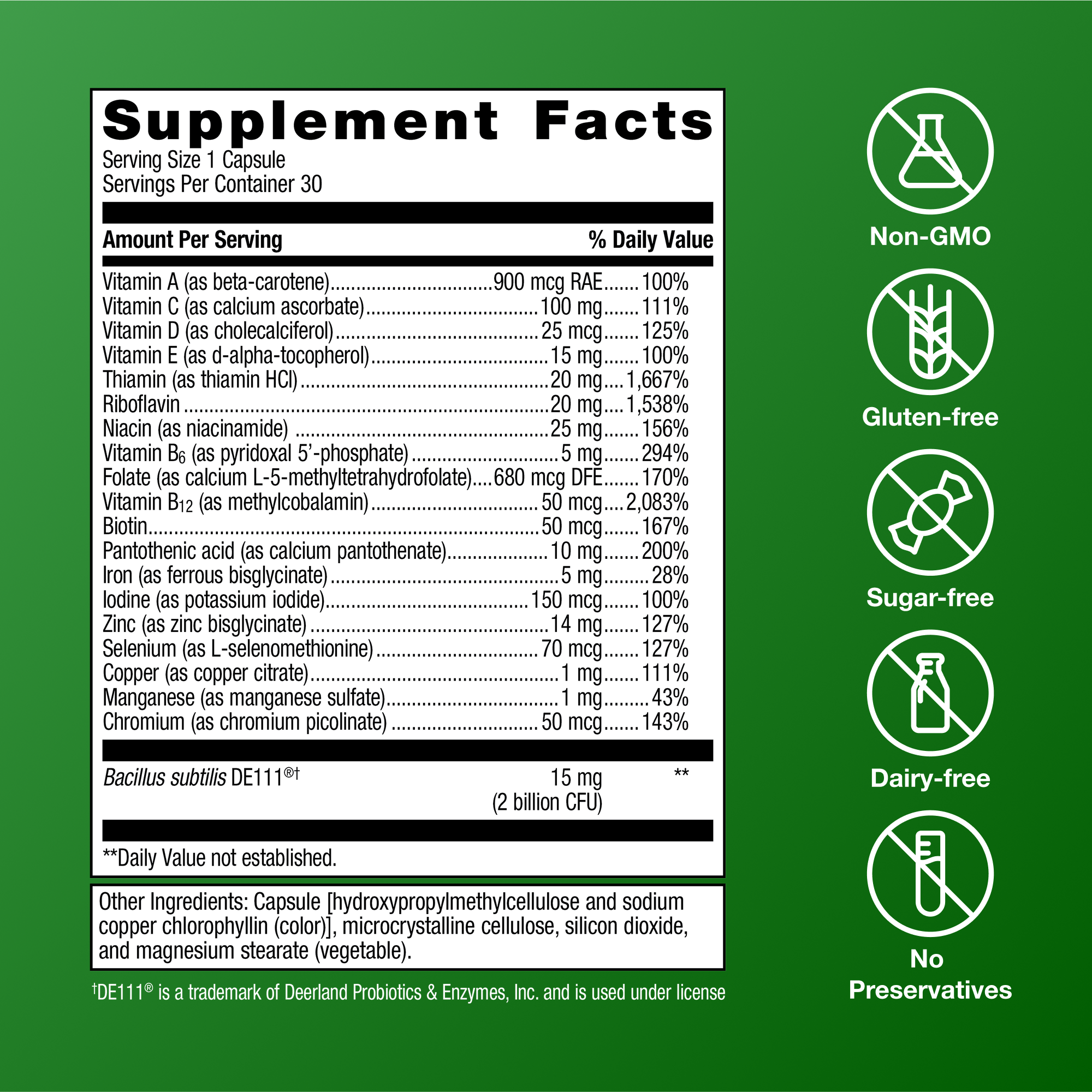 UltraFlora® Probiotic + Multivitamin 6