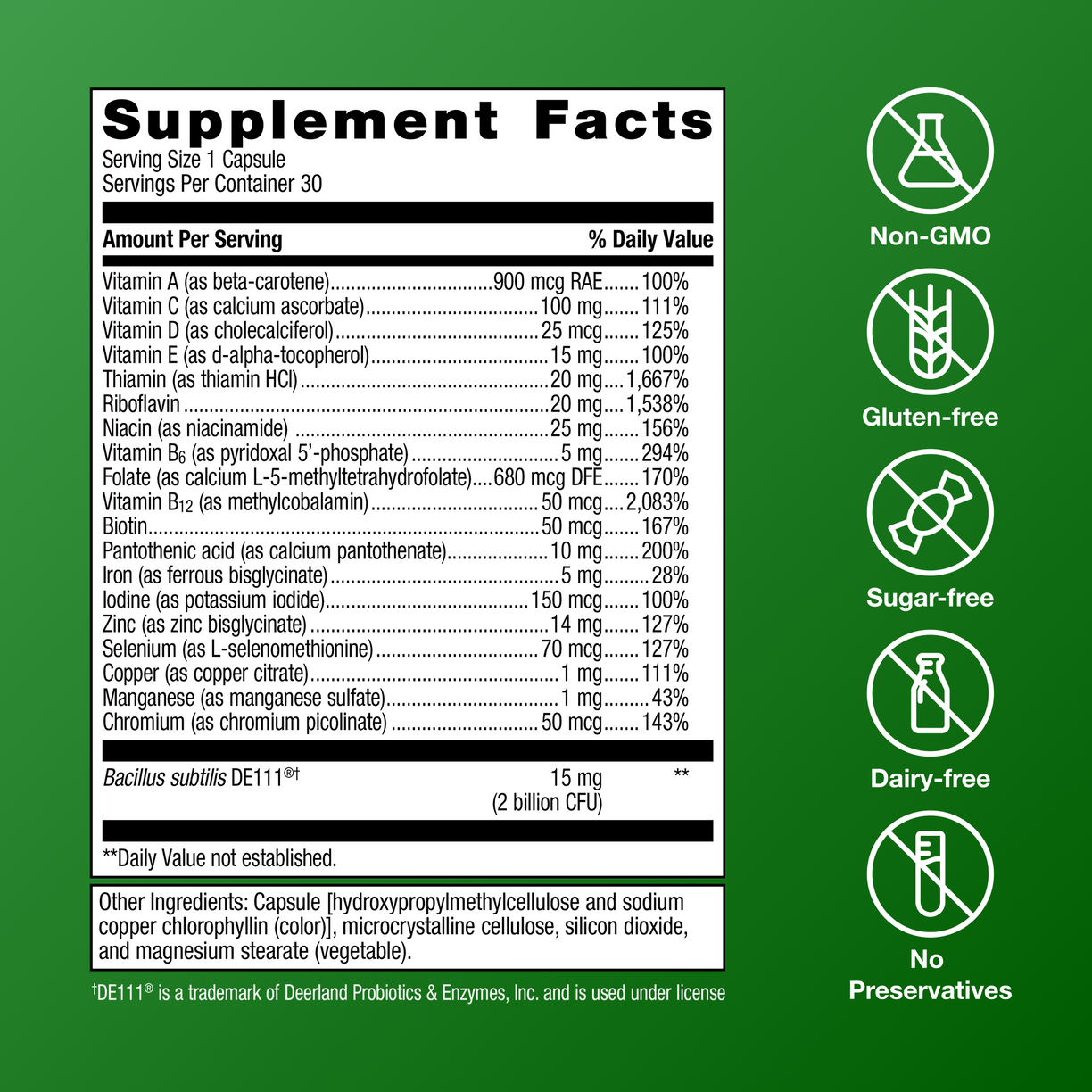 UltraFlora® Probiotic + Multivitamin 6