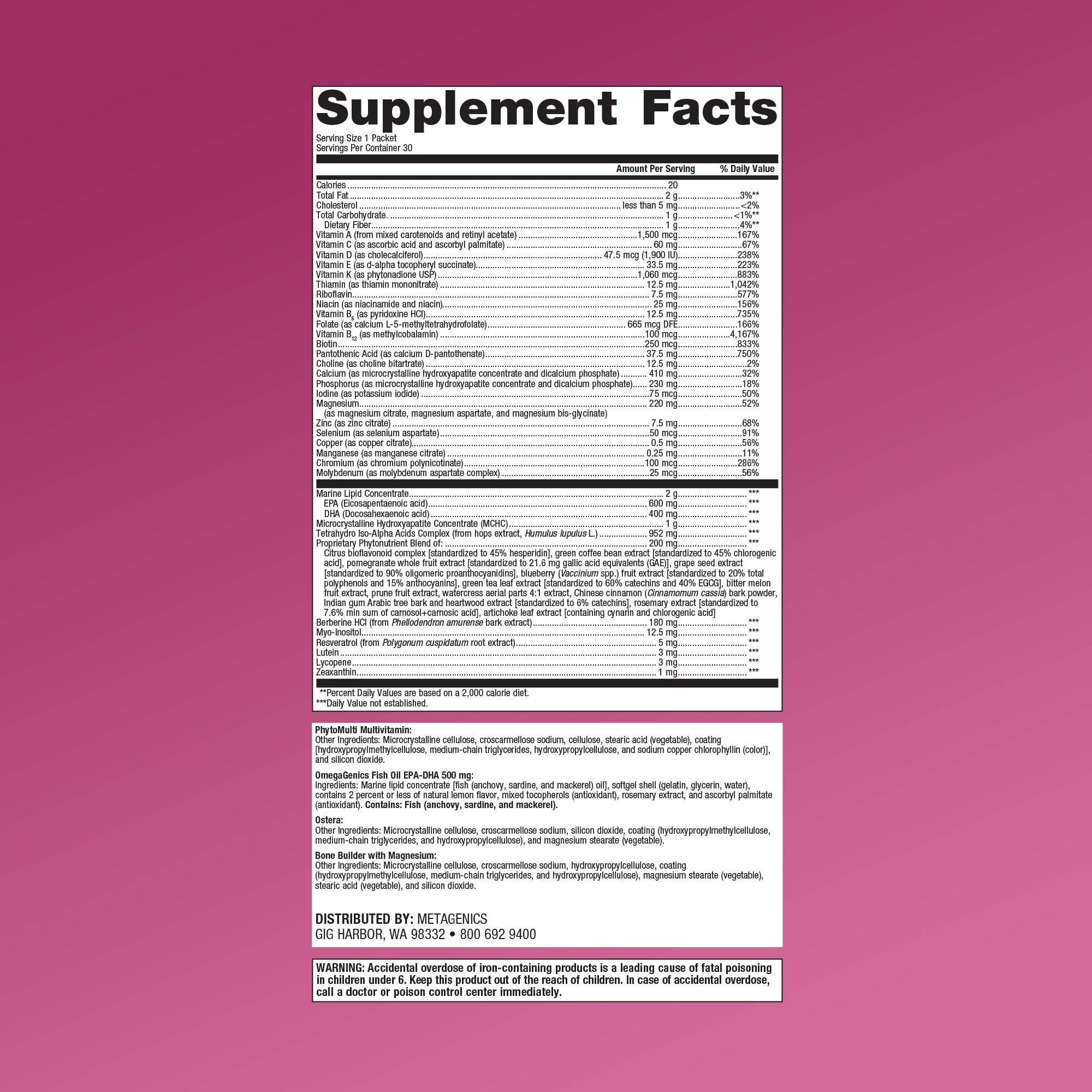 Wellness Essentials® Women's Daily Packs 1