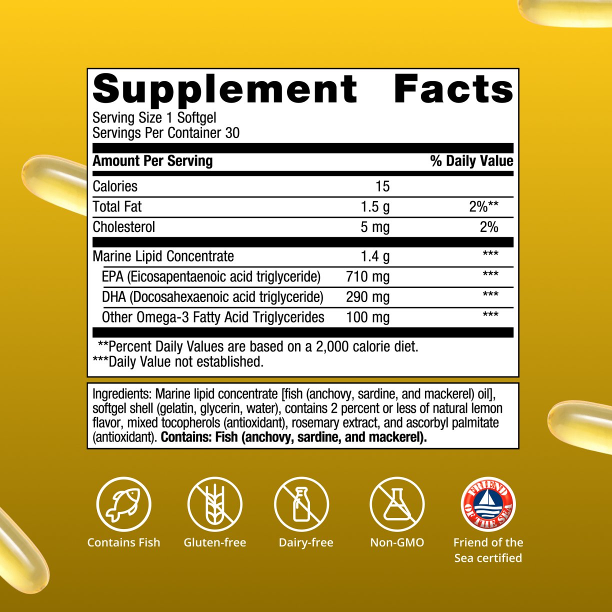 OmegaGenics® Fish Oil EPA-DHA 1000 mg 6