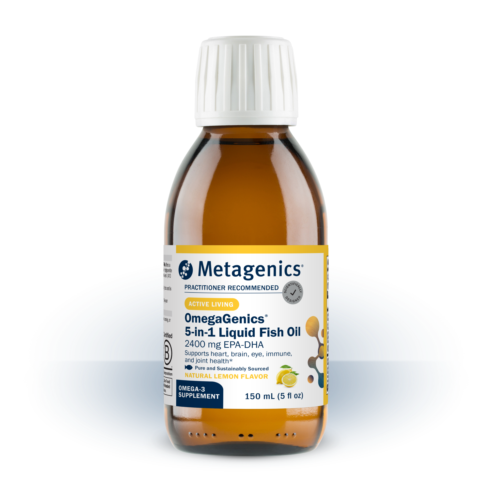 OmegaGenics® Fish Oil EPA-DHA 2400 mg Liquid