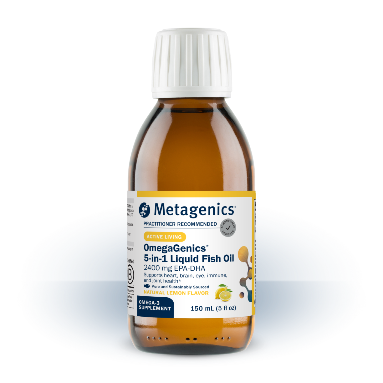 OmegaGenics® Fish Oil EPA-DHA 2400 mg Liquid 0