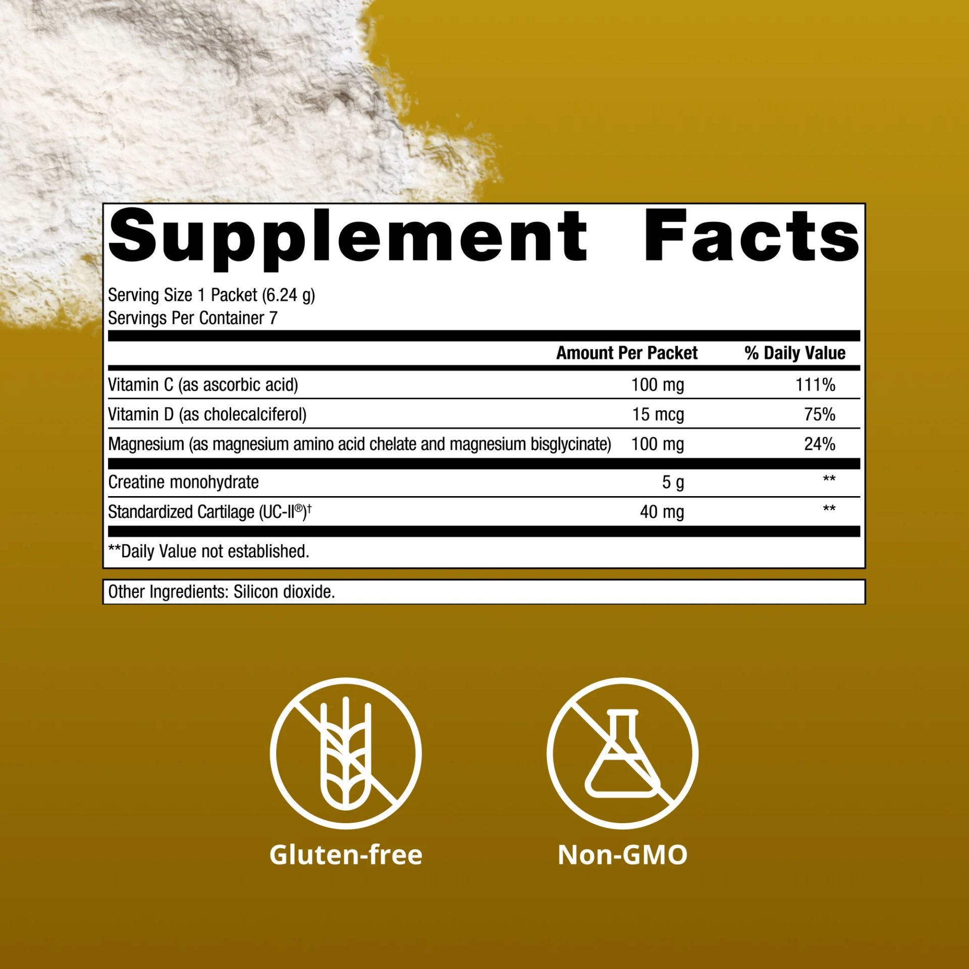 staystrong creatine and collagen supplement facts