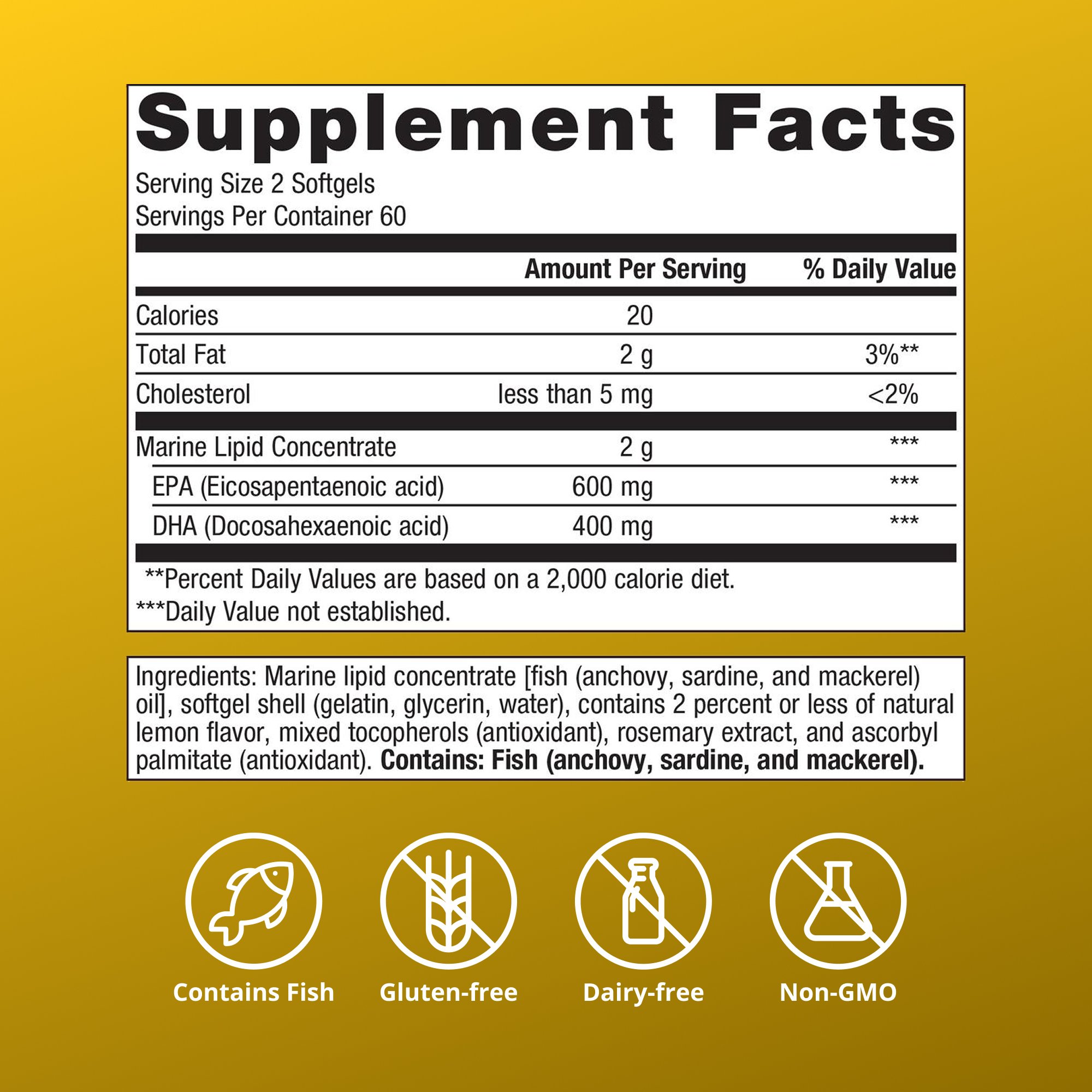 OmegaGenics® Fish Oil EPA-DHA 500 mg 6