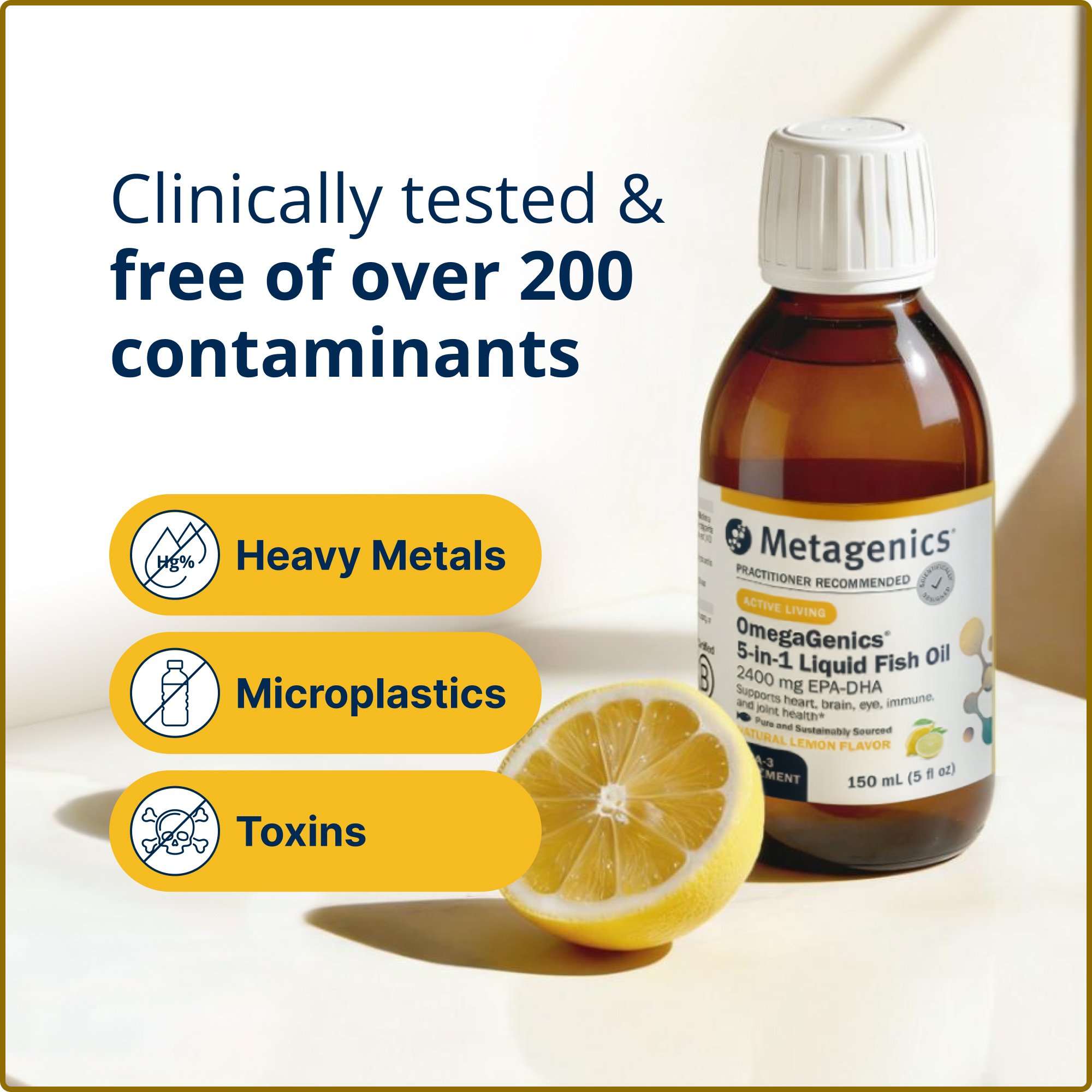 OmegaGenics® Fish Oil EPA-DHA 2400 mg Liquid 7