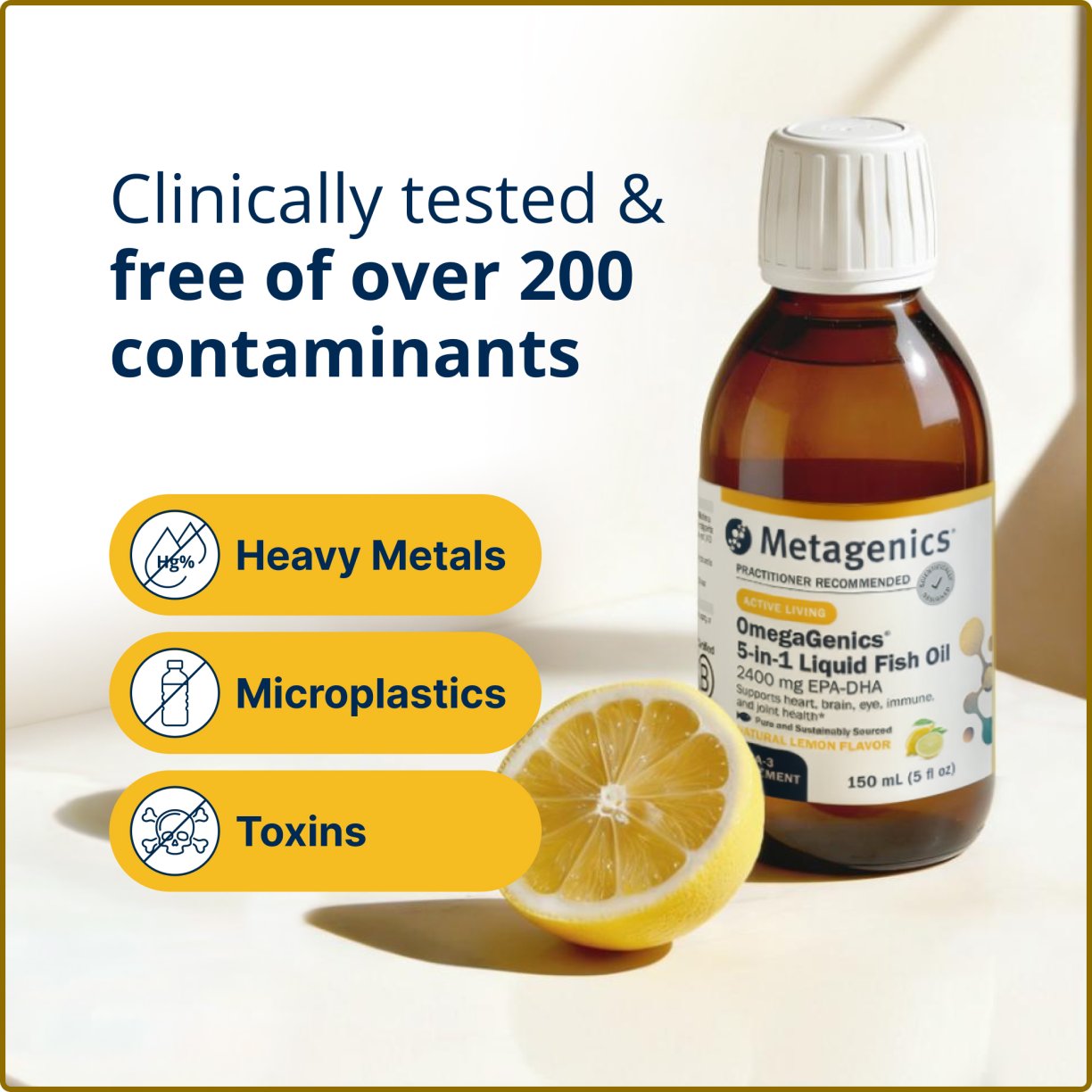OmegaGenics® Fish Oil EPA-DHA 2400 mg Liquid 7