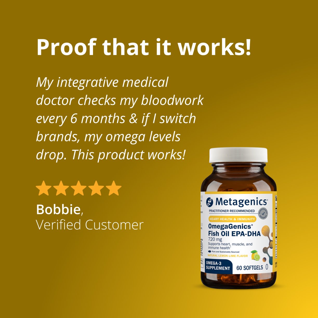 OmegaGenics® Fish Oil EPA-DHA 720 mg 5