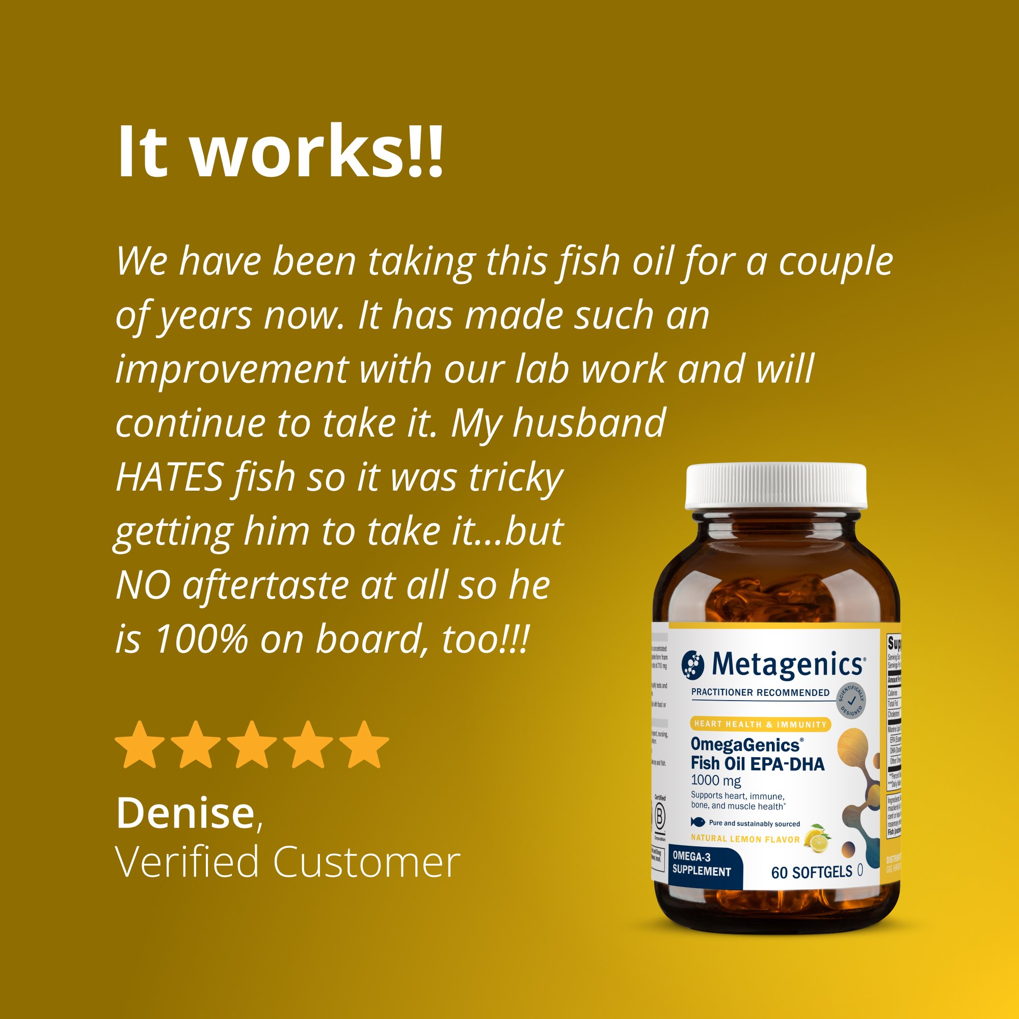 OmegaGenics® Fish Oil EPA-DHA 1000 mg 5