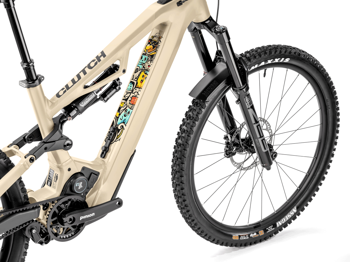 Customization Sticker Kit for Down Tube CLUTCH 2025 (Sakew, Engineering, Box46, Memphis and Cartoon)