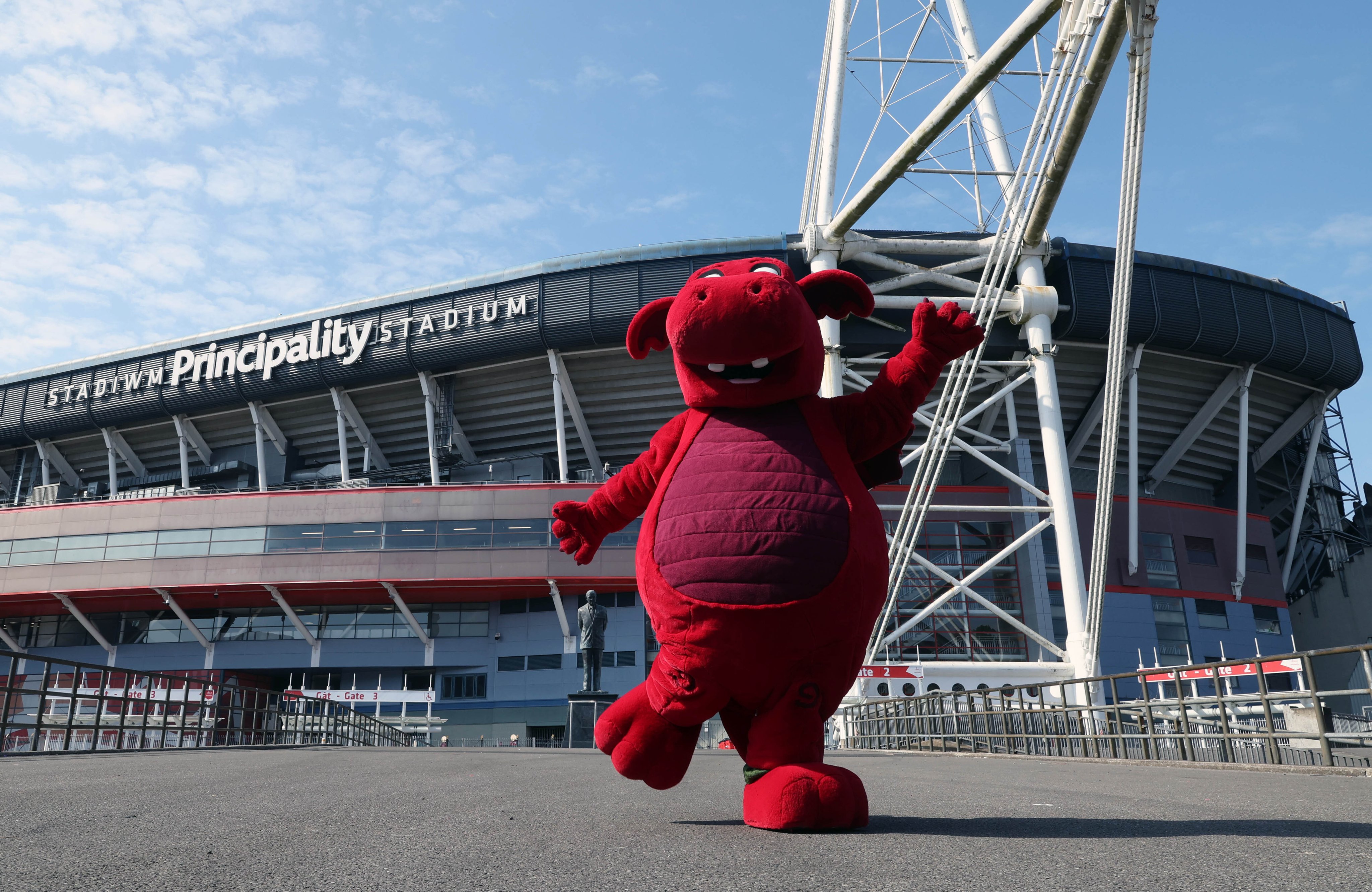 Dylan the Dragon, Principality Building Society, Principality Stadium