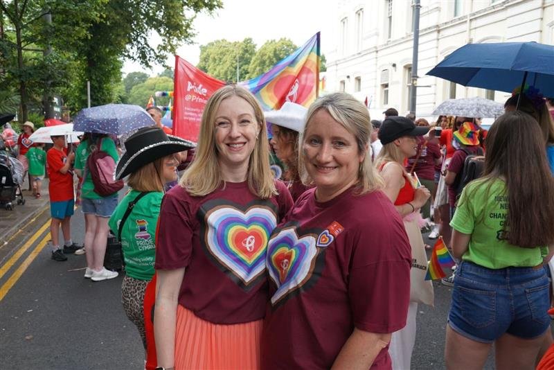 Principality Building Society Chief People Officer, Gemma Bowen, and Chief Savings Officer, Vicky Wales