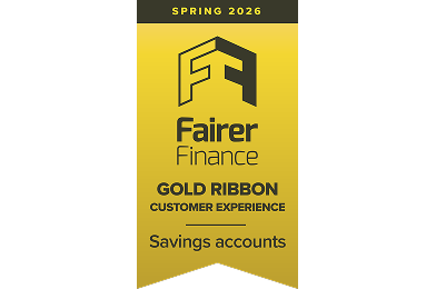 Fairer Finance Spring 2026 award for customer experience in savings accounts
