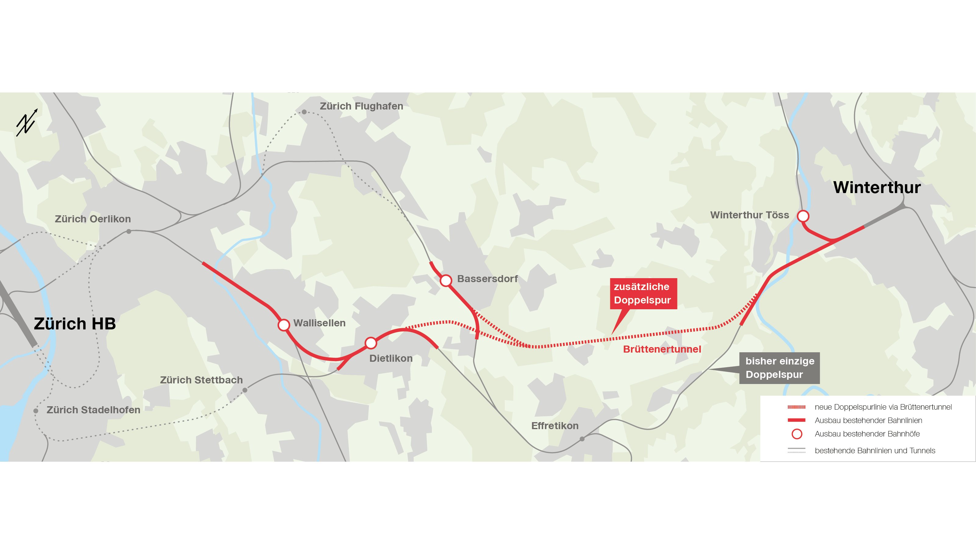 MehrSpur Zürich–Winterthur: Bauarbeiten für Grossprojekt starten