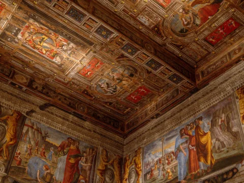 Ceiling fresco at Palazzo Poggi