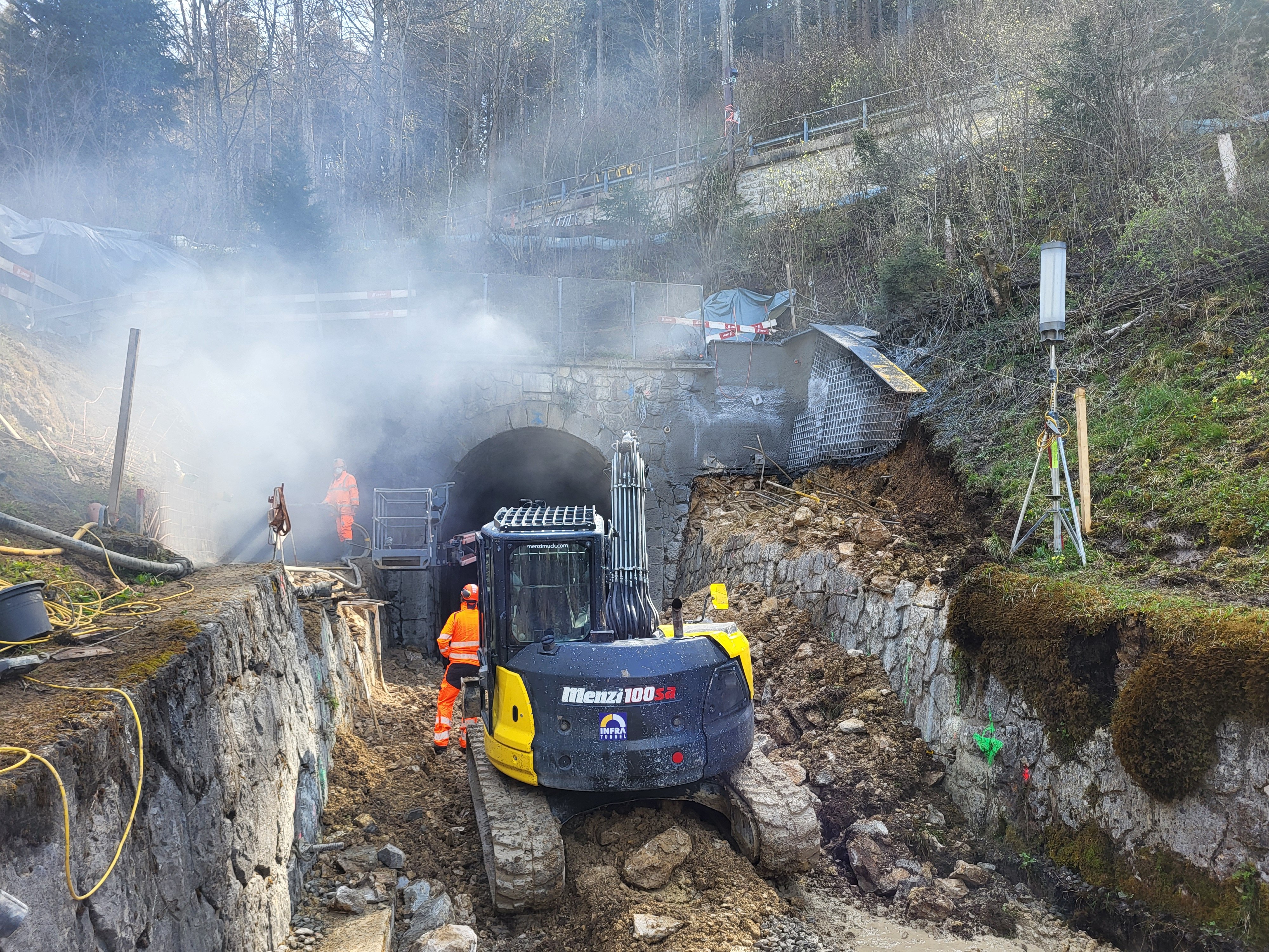 Tunnel des Epoisats : les travaux se déroulent selon le planning
