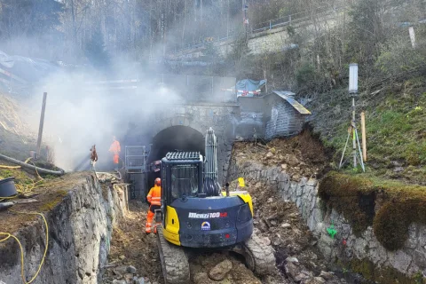 Tunnel des Epoisats : les travaux se déroulent selon le planning