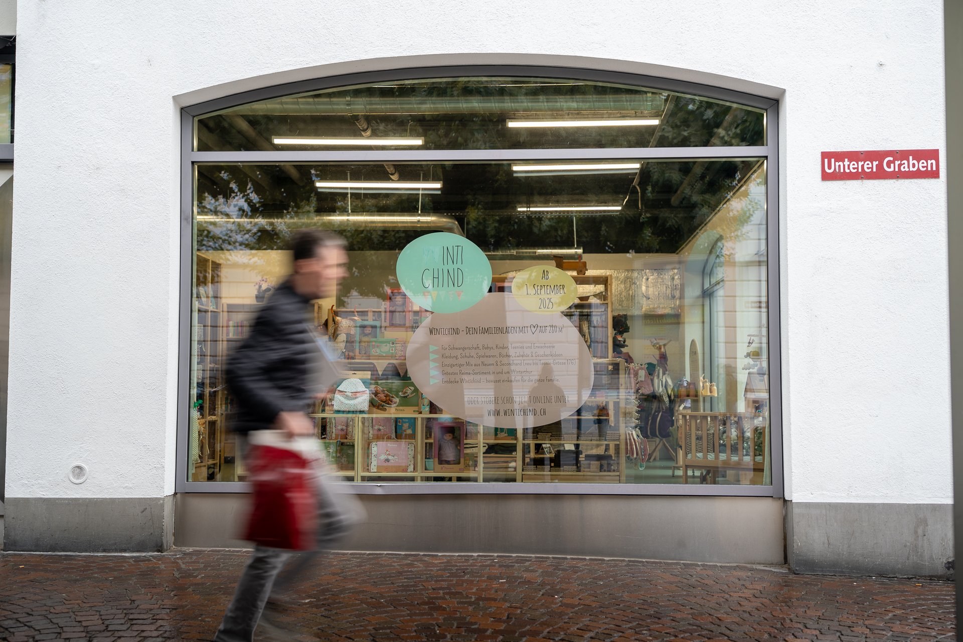 Geschäft Winti Chind von aussen
