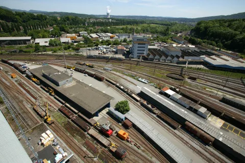 Vista aerea delle officine di Olten